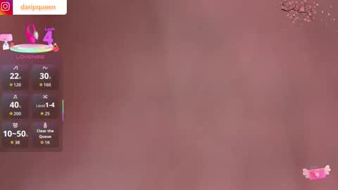 DaripQueen online show from December 15, 2:55 pm