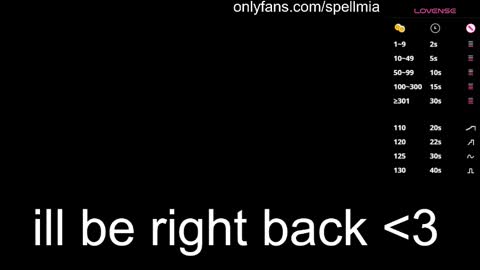 Mia  instagram miasspell online show from December 17, 5:07 pm