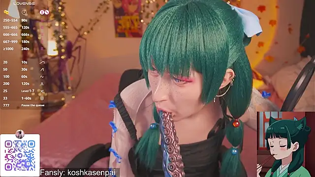 koshkasenpai online show from November 1, 12:35 pm